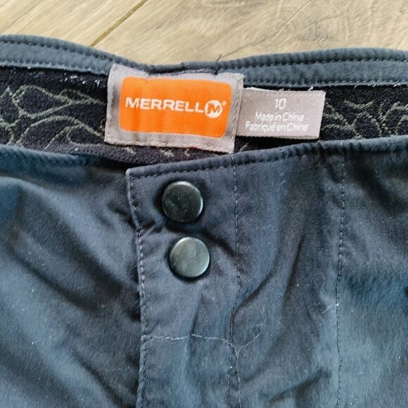 Merrell Womens Select Wick Capri Pants Blue Nylon Stretch Outdoors Size 10 - Picture 3 of 13